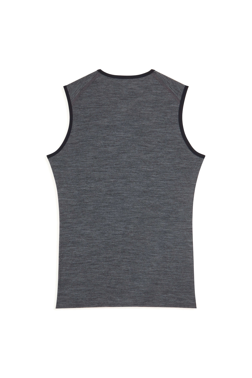 Sleeveless Merino Wool Cycling Base Layer | Graphite