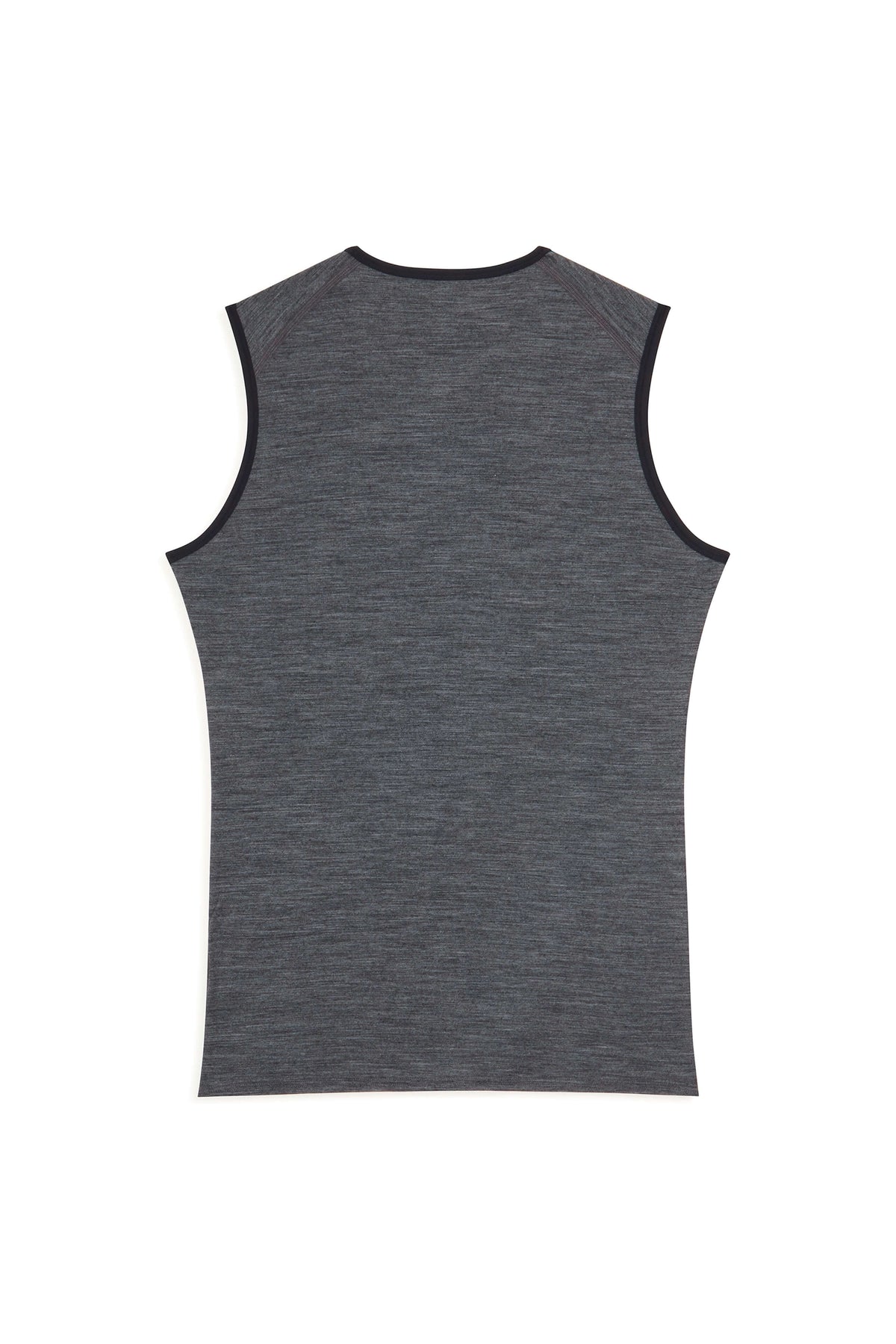 Sleeveless Merino Wool Cycling Base Layer | Graphite