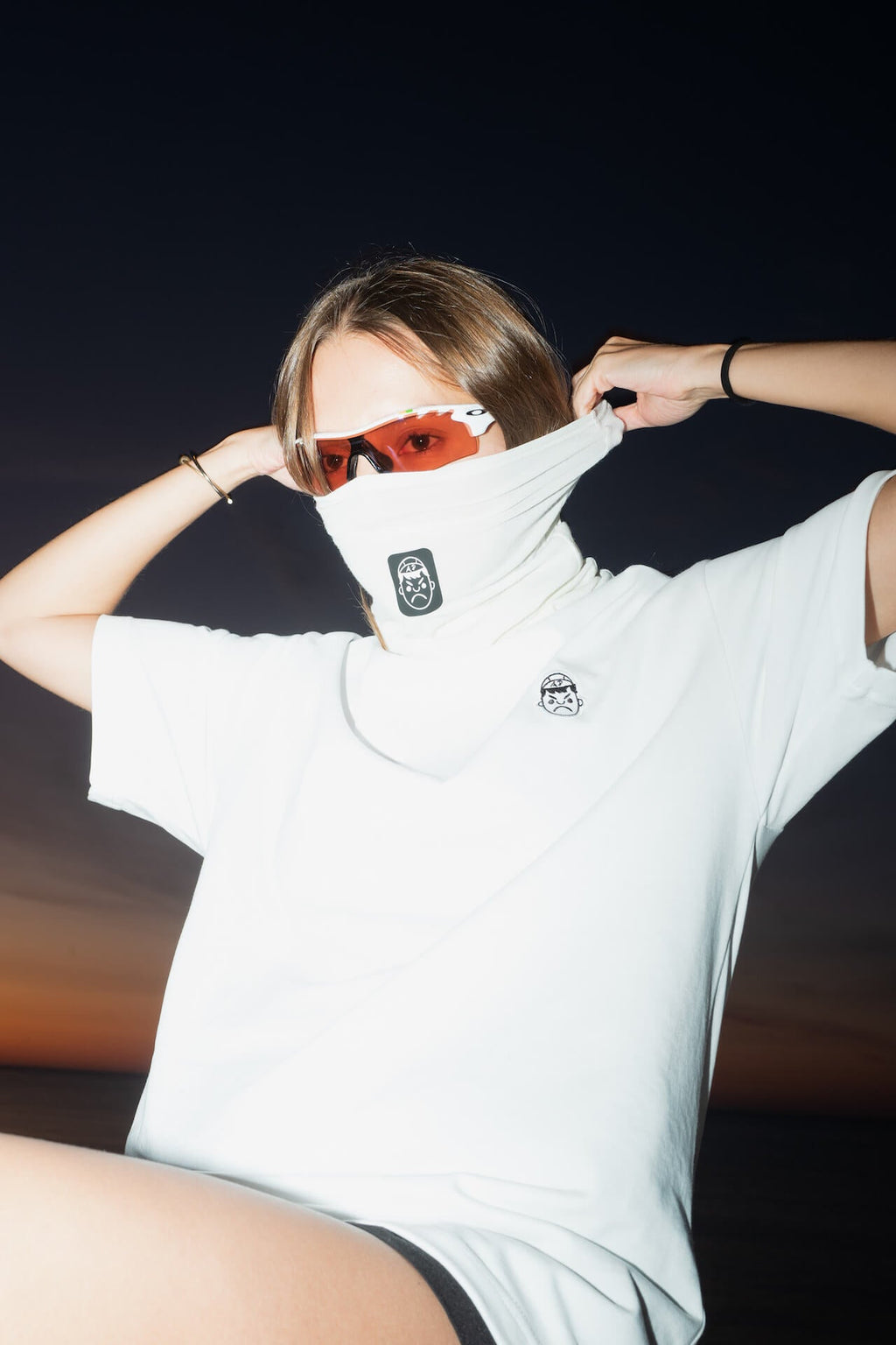 Neck Warmer | White Sand