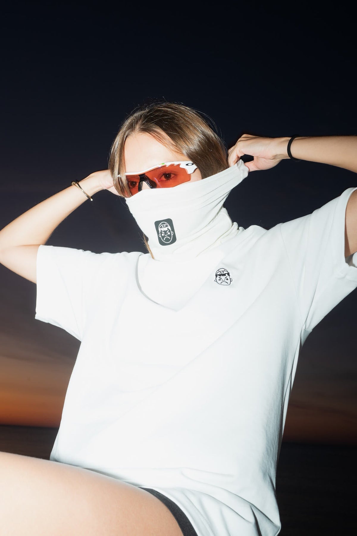 Neck Warmer | White Sand