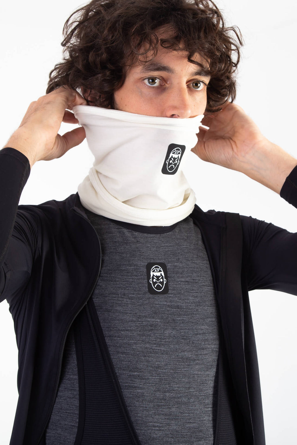 Neck Warmer | White Sand